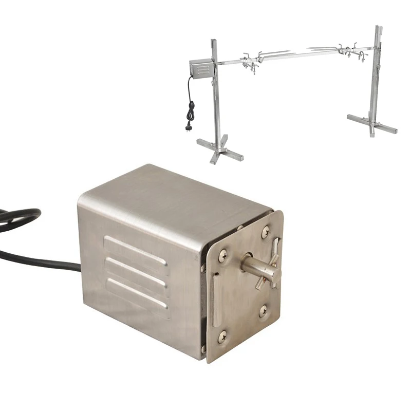 

Stainless Steel BBQ Grill Motor Rotating Motor Spit Rotisserie Motor for Roasting Furnace Roasted Lambs Piglets Chicken Motor