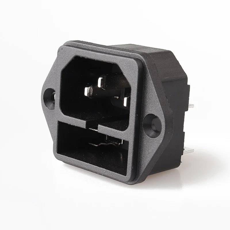 Фото Розетка с одним предохранителем, LZ-14-F1-3P C14, 10 шт./лот №4