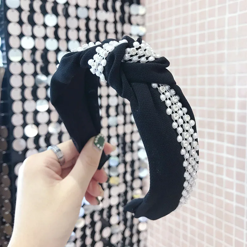 

Женская повязка на голову, с жемчугом