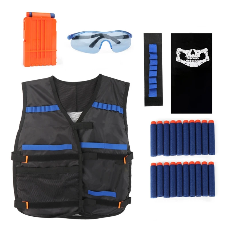 

T5EC Kids Interactive Bullets Set Kit Bright Color Accessories Educational Play Funny Outdoor Toy Best Gift for Outdoor