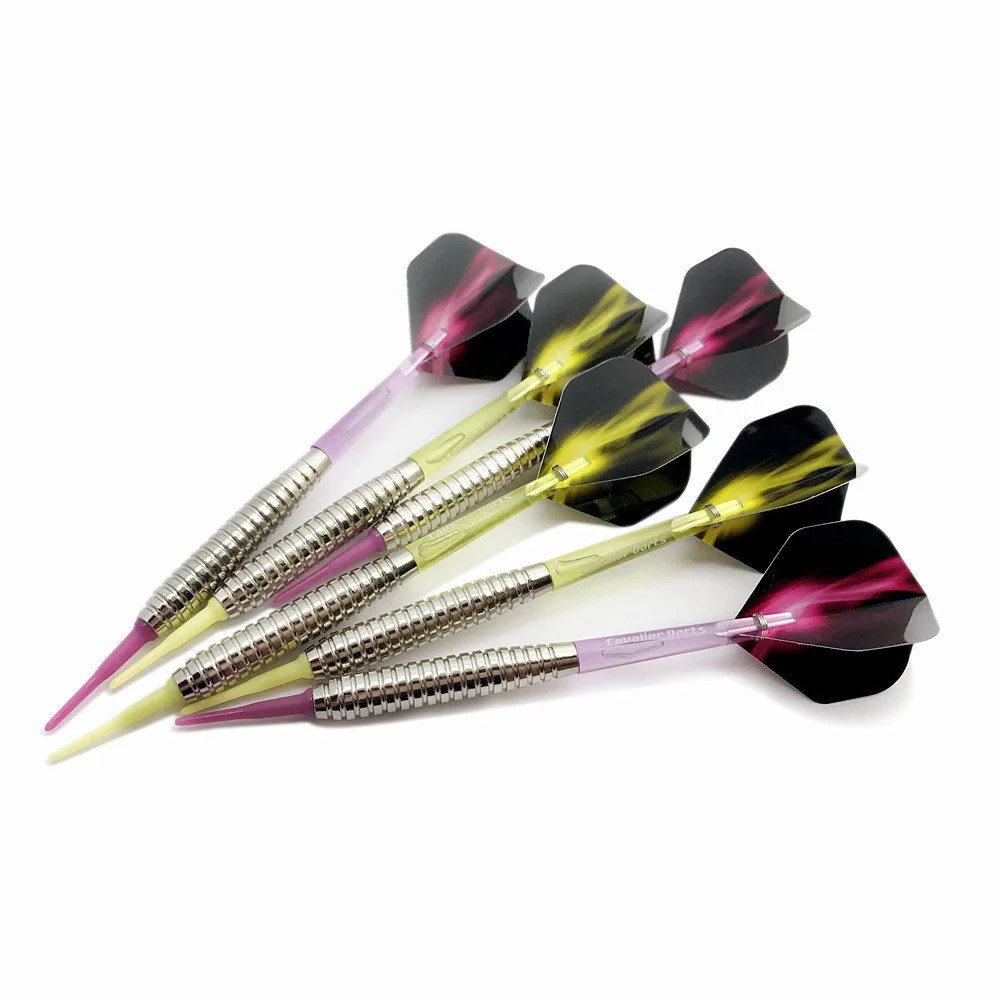 

3Pcs 18g Professional Safe Dart Soft Nylon Tip Iron Barrel PC Shaft PET Flight Training Electronic Dart