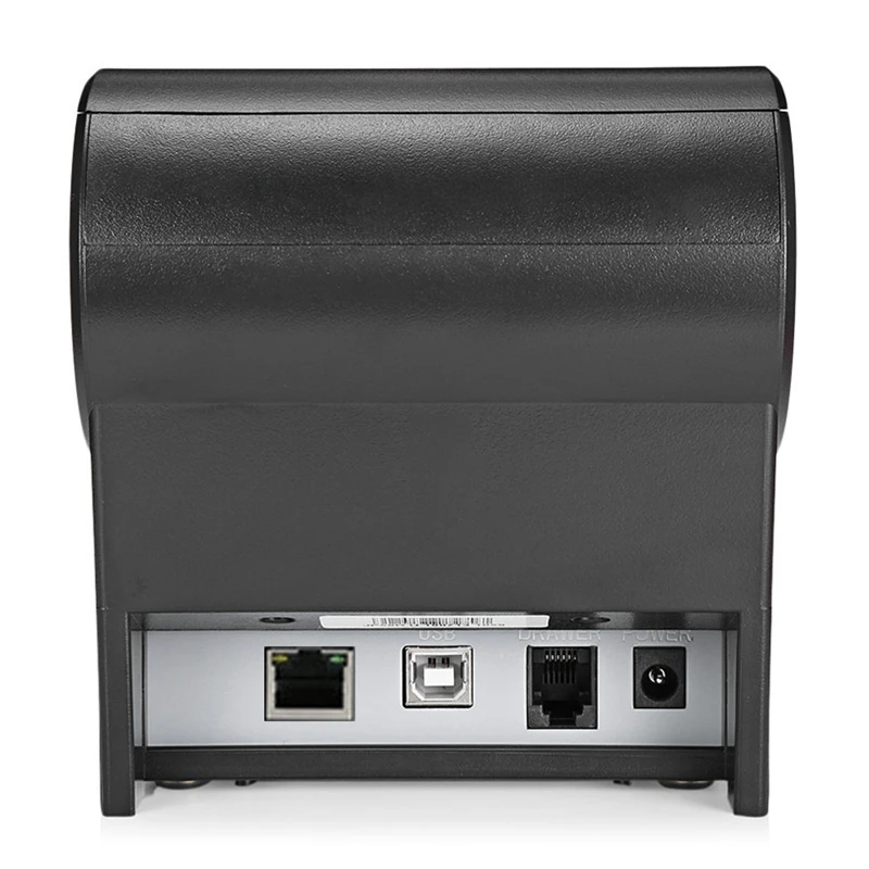 Маленький Pos принтер 200 мм/сек. 80 мм чековый термальный с Usb Lan Ethernet порт авто резак