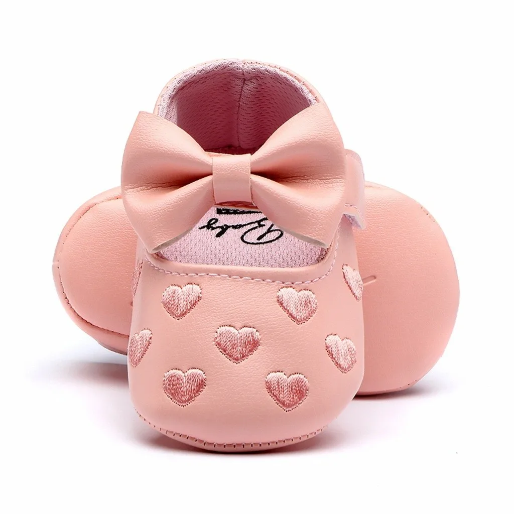 Обувь кожаная для маленьких девочек обувь на мягкой подошве младенцев