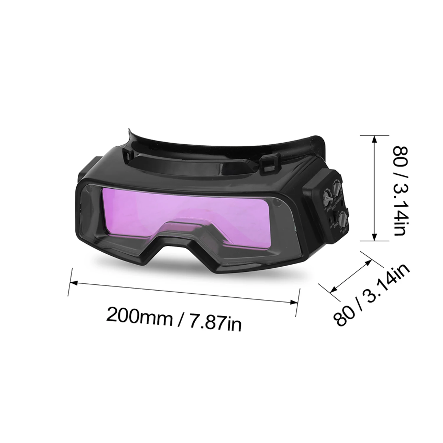 

Auto Darkening Welding Goggles for TIG MIG MMA Professional PP Weld Glasses Goggles LCD lens Multifunction Utility Tool