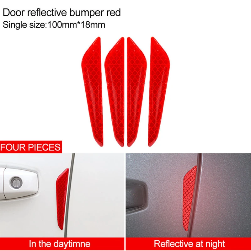 

Car Reflective Stickers Warning Stickers Sailing Graphics Car Door Crash Strips Modified Decorative Scratches Car Stickers