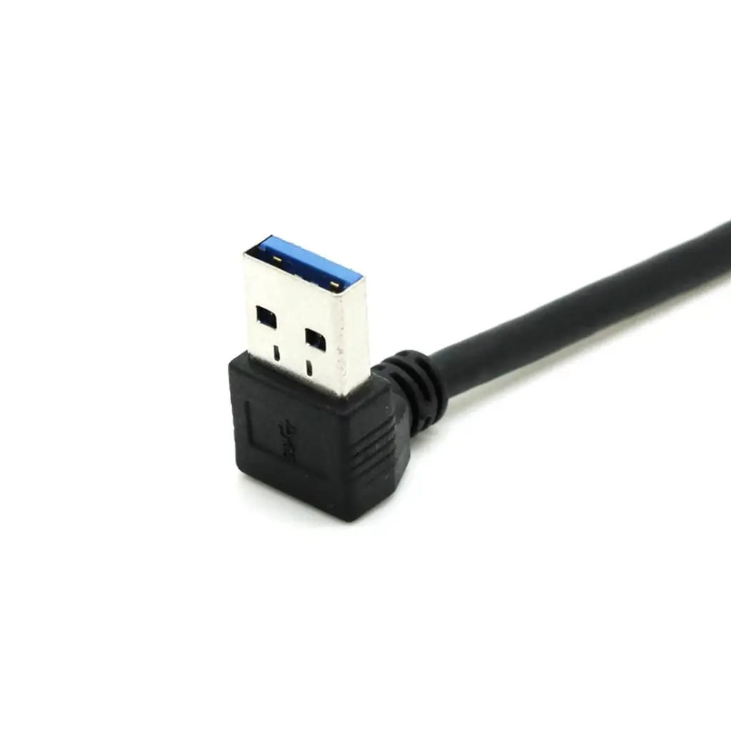 25 см USB 3 0 A штекер Micro B 10pin 90 градусов вниз угол короткий кабель | Компьютеры и офис