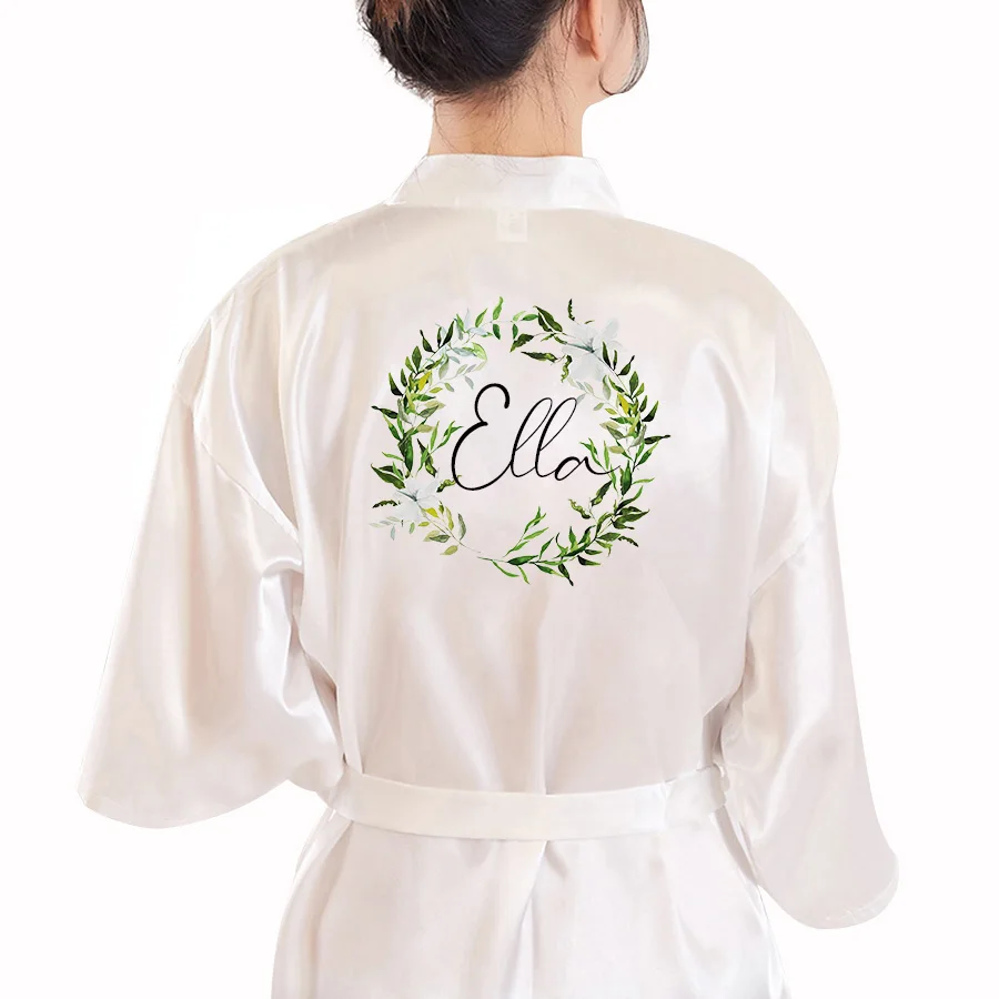 Индивидуальный халат для невесты и подружки предложение помолвка подарки