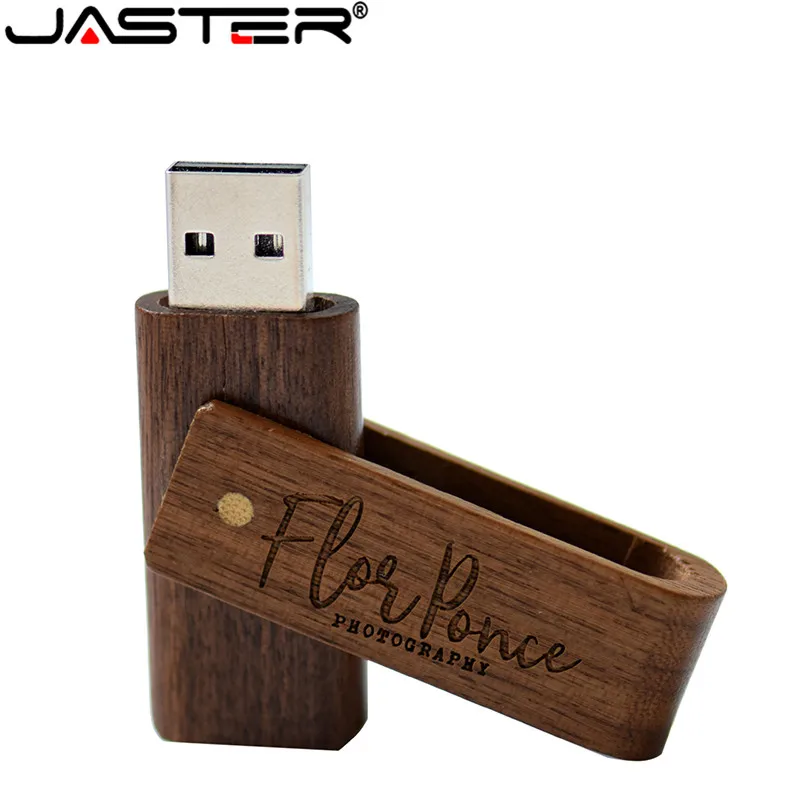 JASTER Горячая USB2.0 дерево вращения флэш-накопитель USB 4 ГБ 8 ГБ 16 ГБ 32 ГБ 64 ГБ флеш-накопитель Свадебная памятная U диск