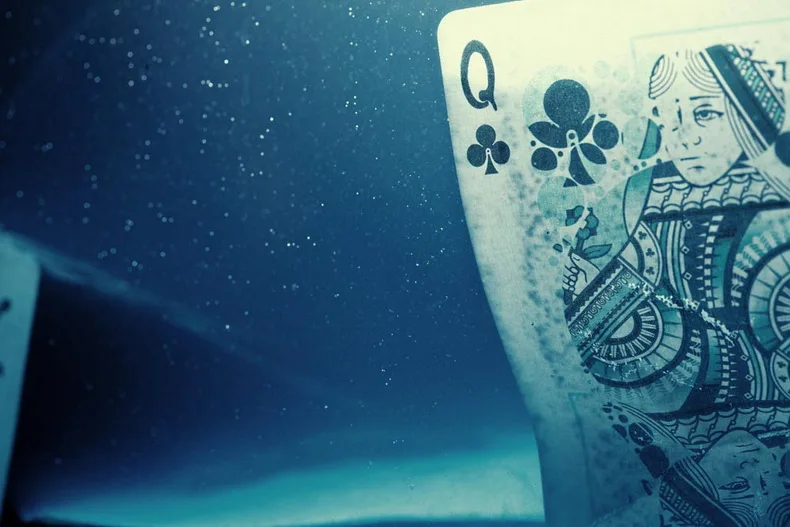 1 колода Fathom Премиум Ellusionist телефон для велосипеда игральные карты Крупным планом
