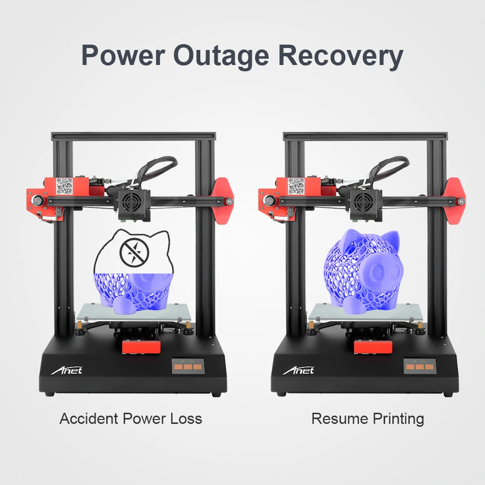 Anet ET4 3D принтер Высокая точность экструдер Prusa i3 DIY набор с авто кровать