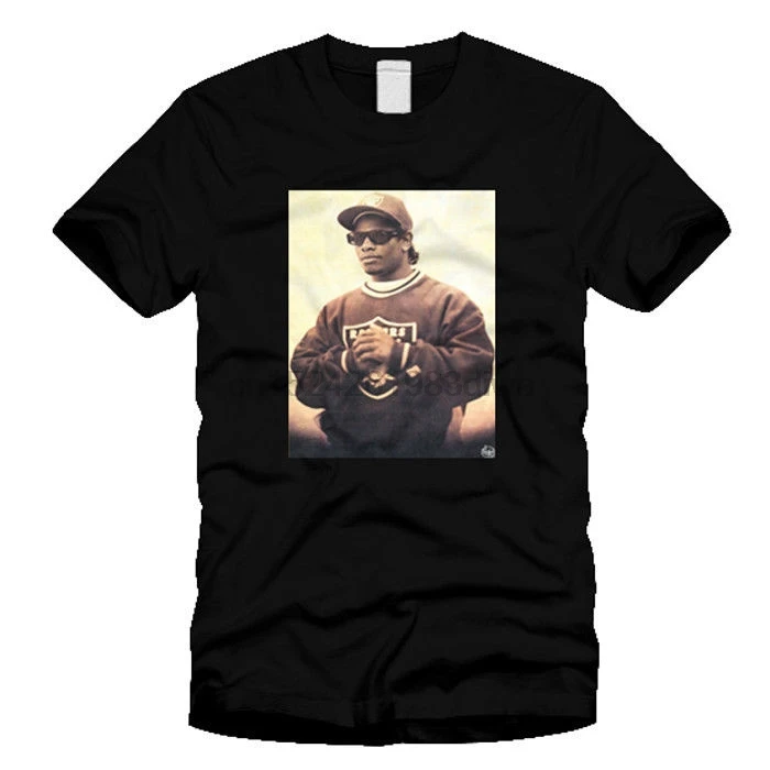 

EAZY E BLACK T-SHIRT COMPTON straight outta Compton ruthless