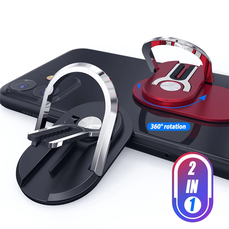 2 в 1 кольцо для телефона металлический держатель подставка смартфона планшета