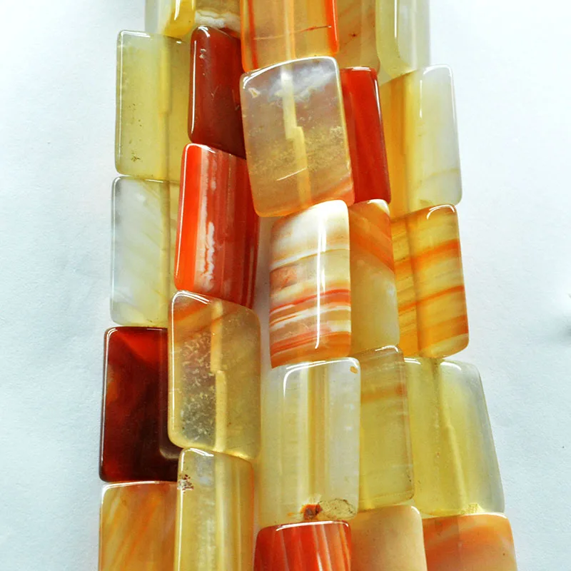 Ассорти из агата натуральный прямоугольник Круглый полная нить исцеляющий