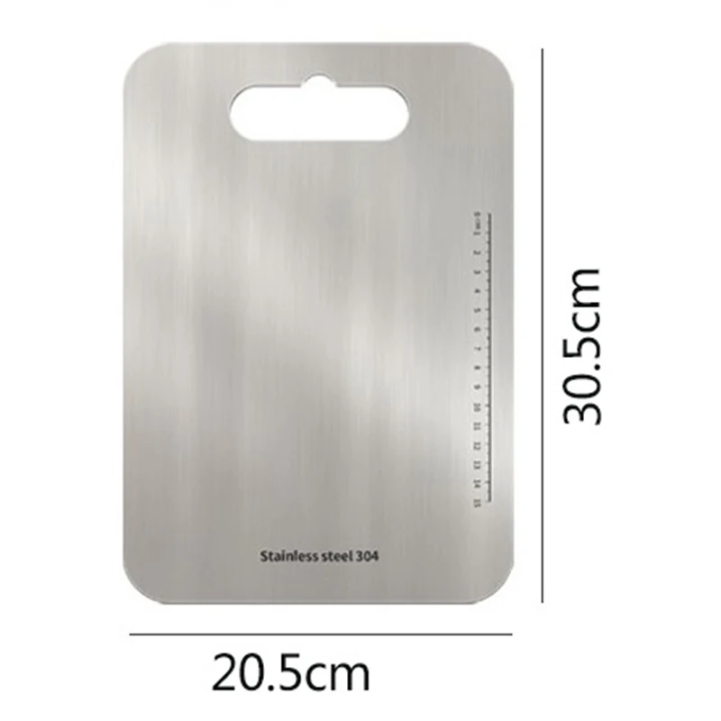 Разделочный блок из нержавеющей стали легко очищаемая разделочная доска фрукты