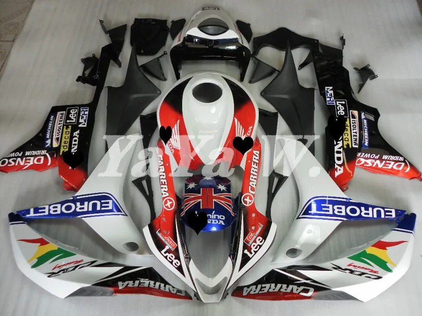 Новинка из АБС пластика для мотоцикла обтекатели комплект Подходит Honda CBR600RR F5 2007