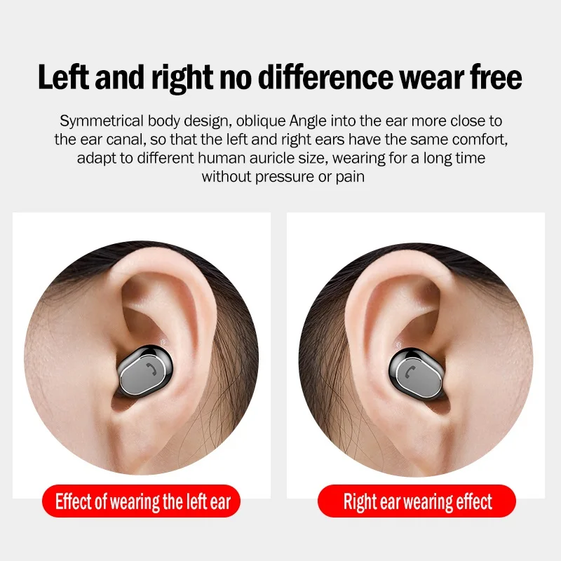 Bluetooth наушники беспроводные TWS стерео спортивные водонепроницаемые для вождения