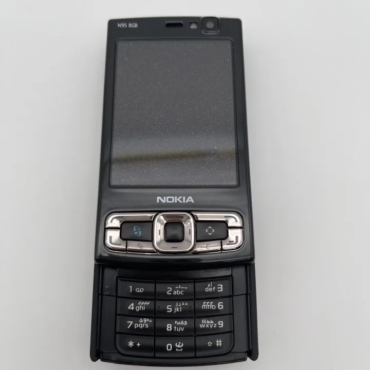 nokia n95 8g refurbished original unlocked nokia n95 8g gsm 3g network wifi 5mp camera 2 8 phone 1 year warranty free shiping free global shipping