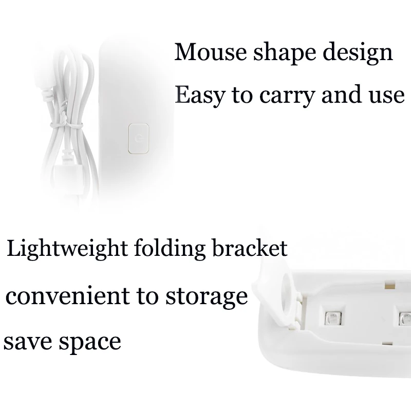 YOHAPPY 6 Вт Светодиодный светильник Сушилка для ногтей USB зарядка светодиодный