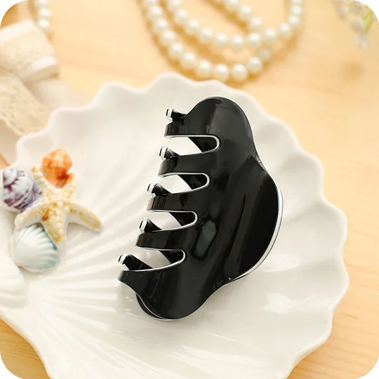 Женская заколка для волос однотонная Заколка-краб | Красота и здоровье