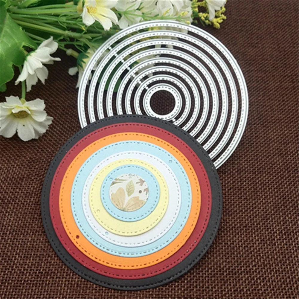 Набор металлических трафаретов для скрапбукинга 8 шт | Дом и сад