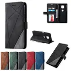 Смешанные комбинированное платье из искусственной кожи чехол для Moto G G8 G9 5G E E7 E6S один Fusion Edge Plus Мощность играть 2020 чехол для телефона чехол Capa