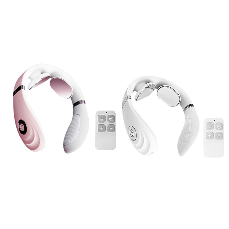 

Smart Neck Massager Neck Protector Massager Pulse Neck Massager 15 Gears Voice Electric Cervical Massager