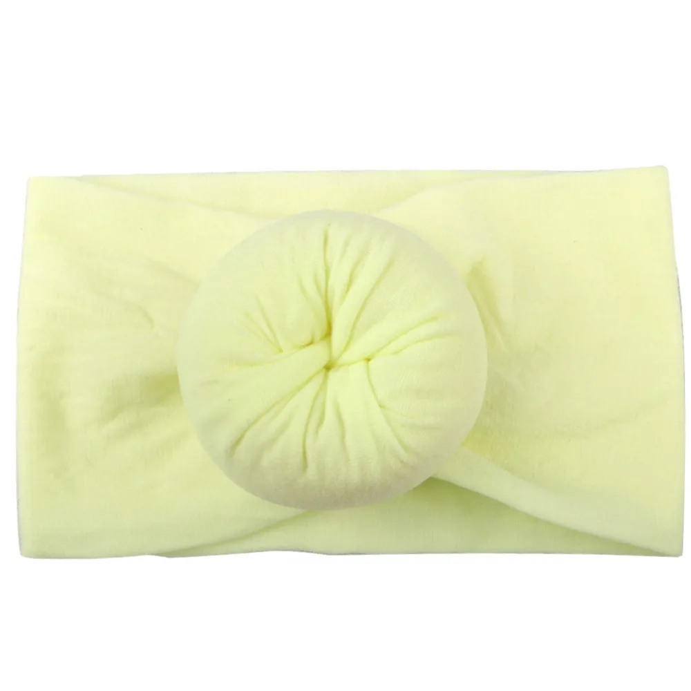 

New Nylon Baby Headband Turban Newborn Baby Girl Boy Round Knot Elastic Headbands Hair Band Accessories Kids Girls Head Wraps