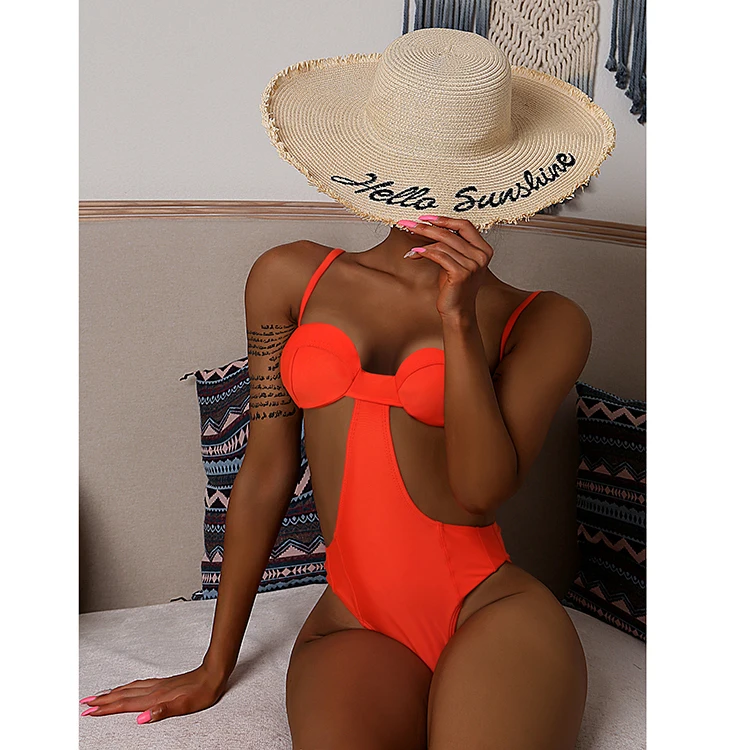 Женский купальник пуш-ап красный купальный костюм бикини пляжная одежда 1 шт. 2022 |