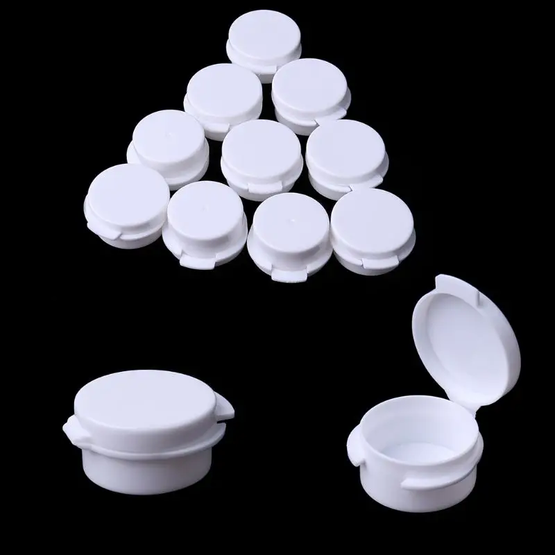 10 шт. 5 г пустые прозрачные пластиковые банки Косметическая банка для макияжа