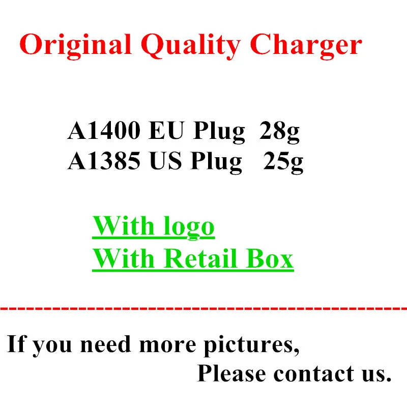 

10pcs/lot AAAAA+ Quality A1400 EU Plug USB Wall Charger AC Porwer Adapter For 5W 5V 1A weight 28g with retail box