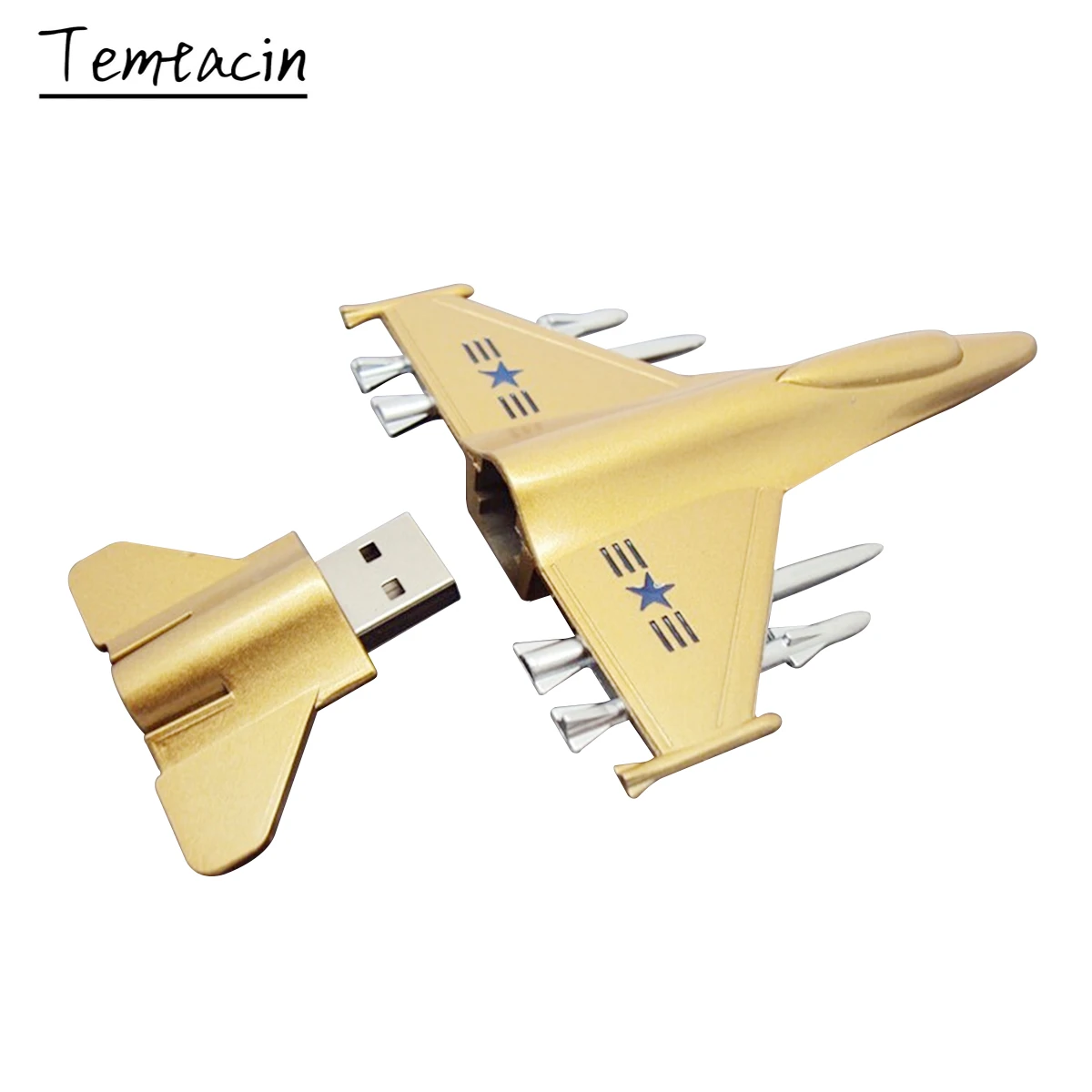 

Metal USB Flash Drive Plane Airplane Pendrive 8G 16GB 32GB 64GB 128GB 256GB Handsome Fighter Pen Drive USB 2.0 Memory Stick Disk