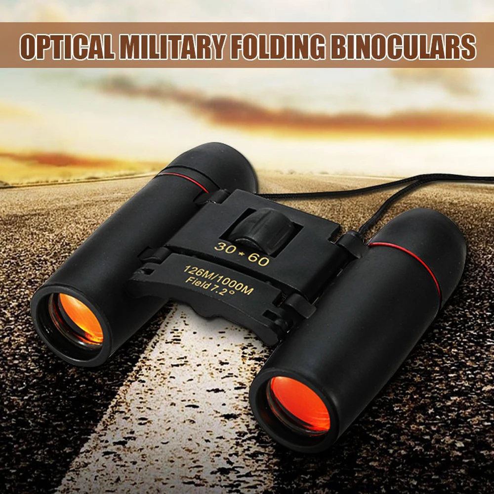 Military Camouflage HD 30x60 Binoculars Professional Hunting Collapsible High Quality Field Of View Outdoor Travel | Инструменты
