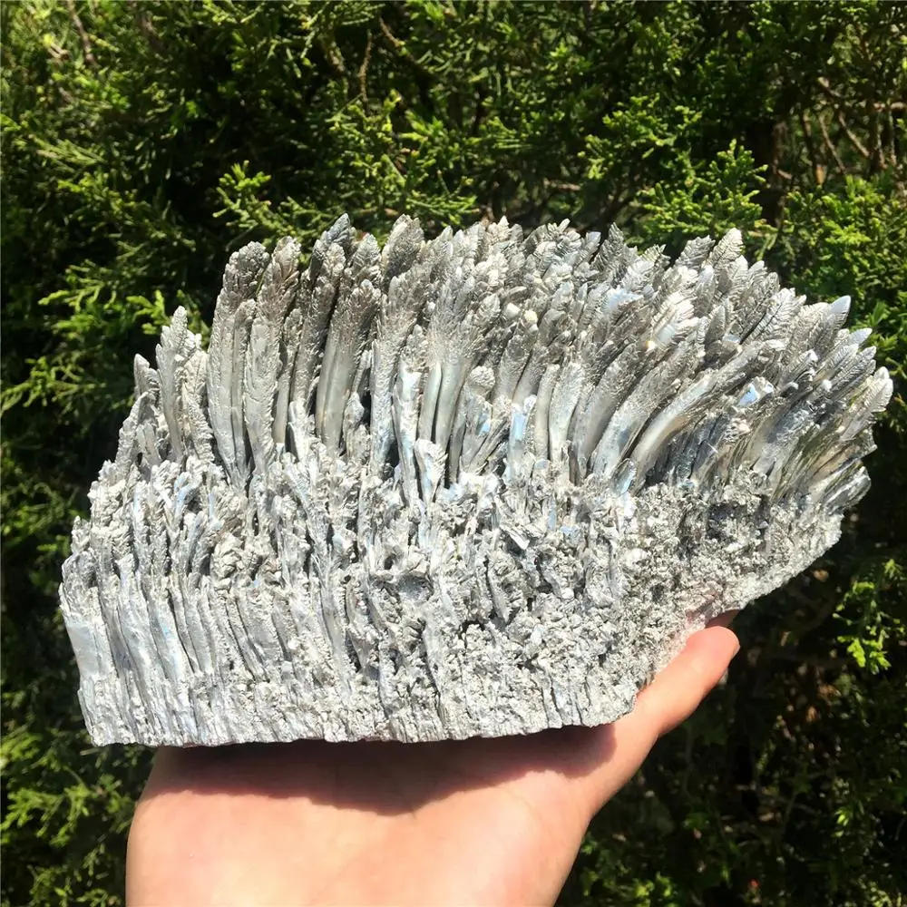 1 шт. AAAA минералы из магния руды кристалла серебра магнезита кварца уникальный и