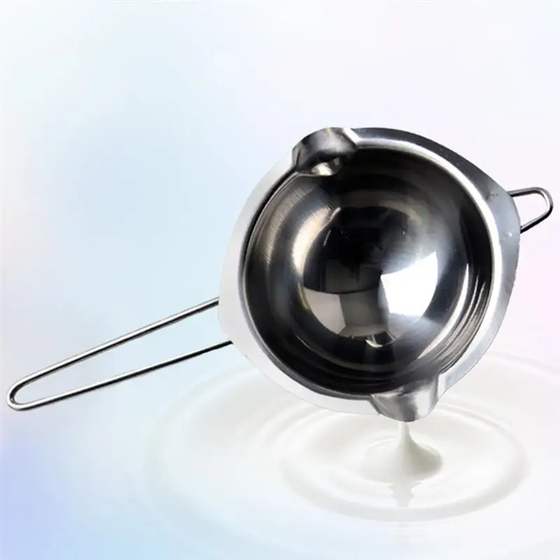 

1PC New Portable Stainless Steel Mirror Like Chocolate Butter Melting Pot Pan Kitchen Milk Bowl Boiler Cooking Accessories
