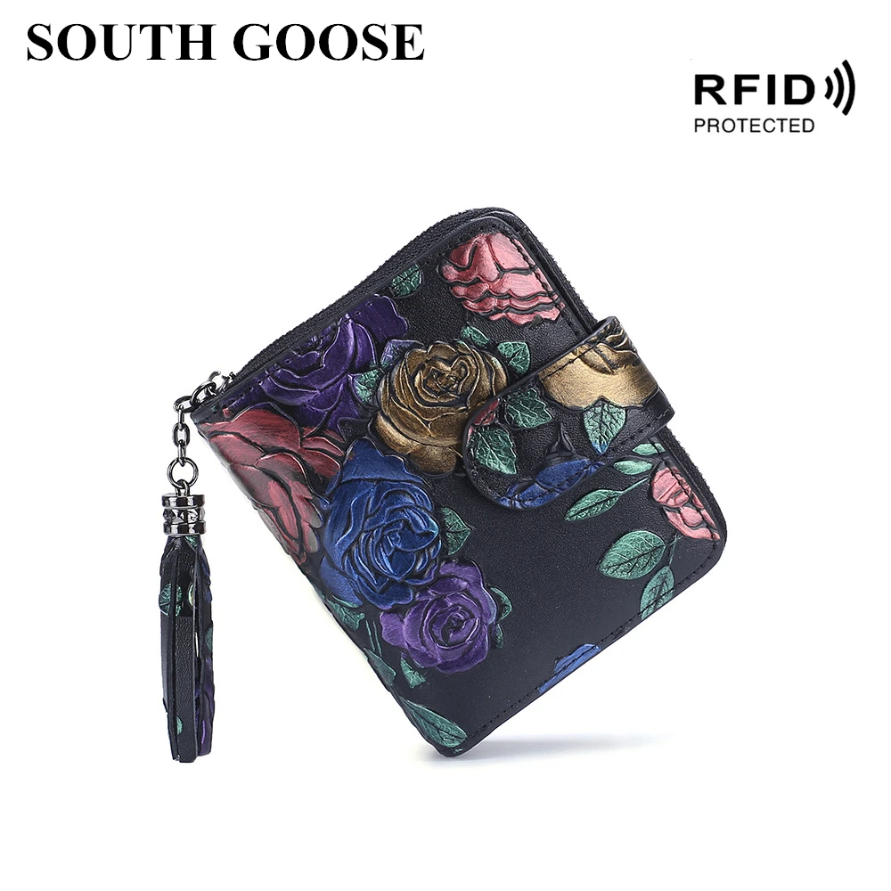 Женские бумажники из натуральной гусиной кожи многофункциональный органайзер с