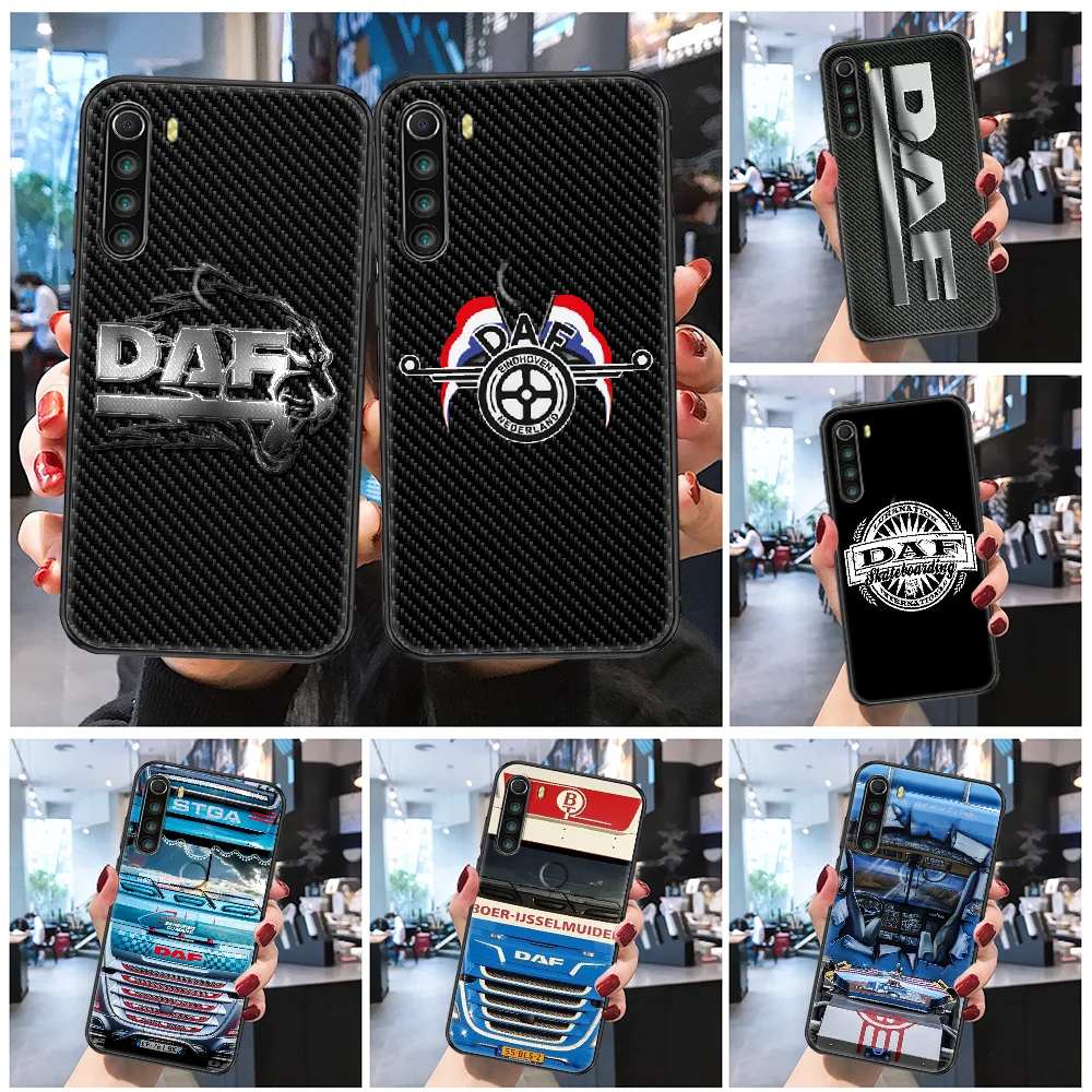 Чехол для телефона с логотипом DAF Truck Xiaomi Redmi Note 7 7A 8 8T 9 9A 9S 10 K30 Pro ультраматовый