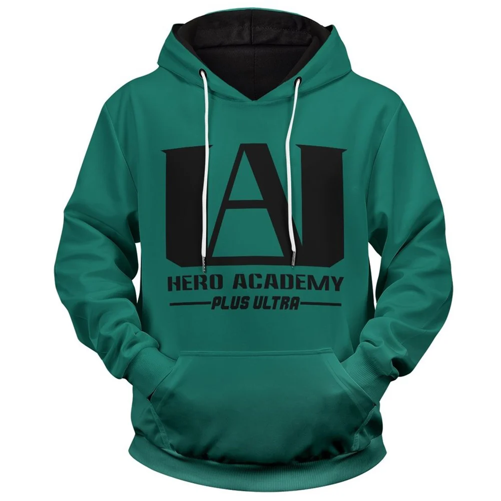 

Anime My Hero Academia UA High School 3D Printed Cosplay Hoodie Adult Sweatshirt Casual Streetwear Pullover