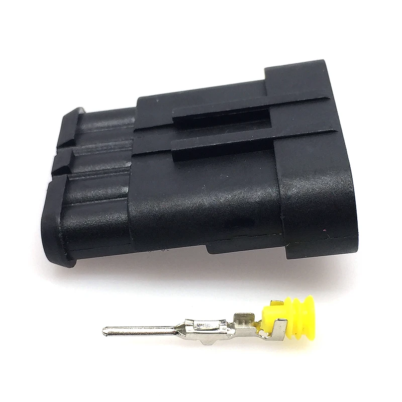 

5 Sets tyco 5 pin way auto 1.8 mm series male and female waterproof cable connector plug