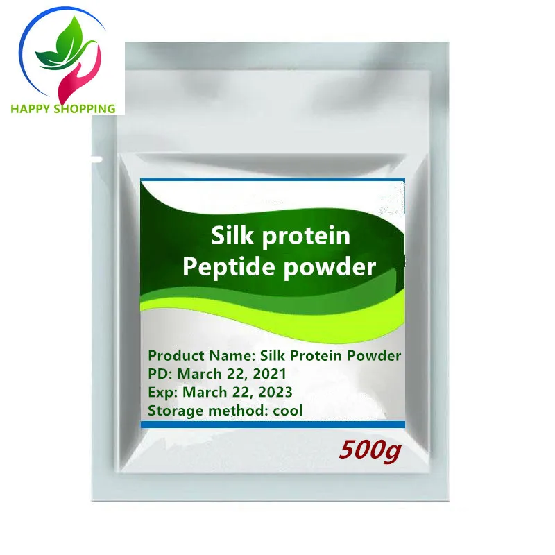 

99.9%Silk protein peptide powder whitens, moisturizes and nourishes the skin