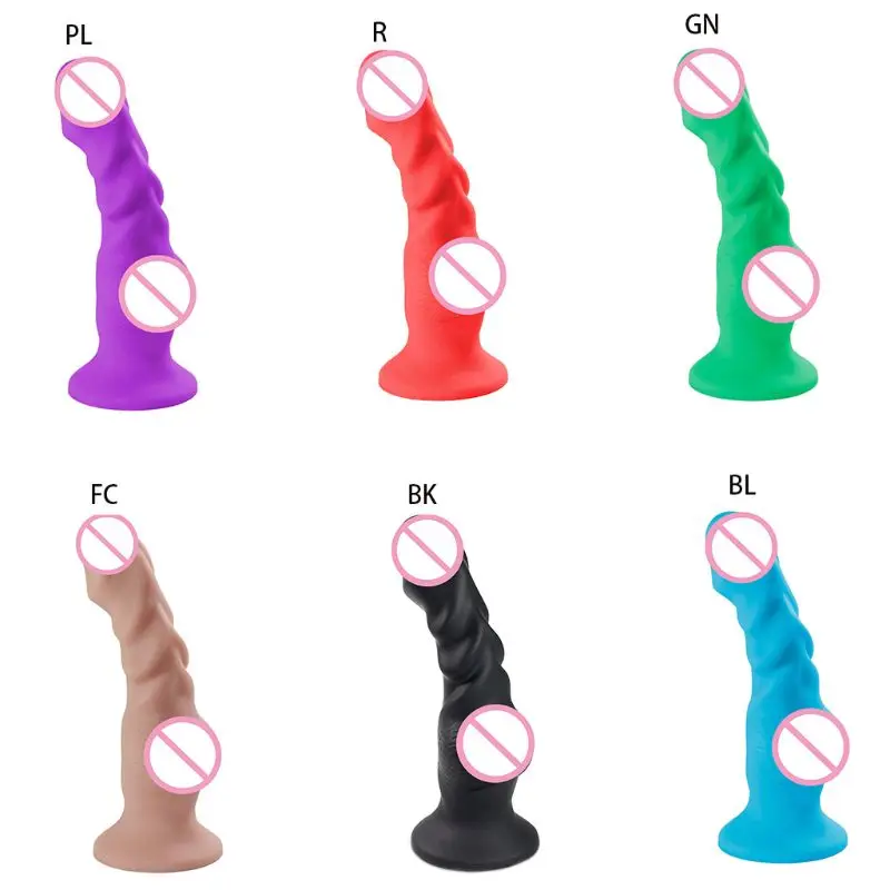 Реалистичный силиконовый фаллоимитатор точки G анальная пробка Анальная с