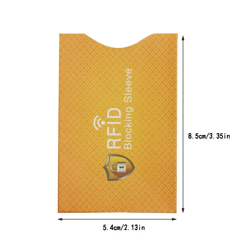 

10Pcs Anti Theft for RFID Credit Card Protector Blocking Sleeve Skin Case Cover