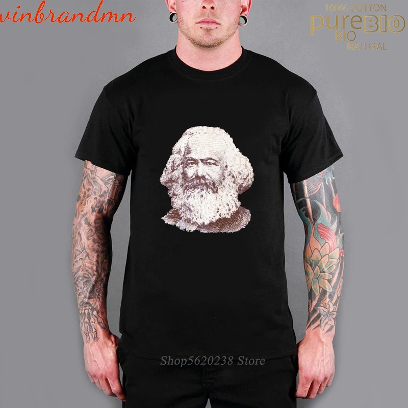 Марксу коммунистической поклонников футболка для мужчины/женщины уникальный