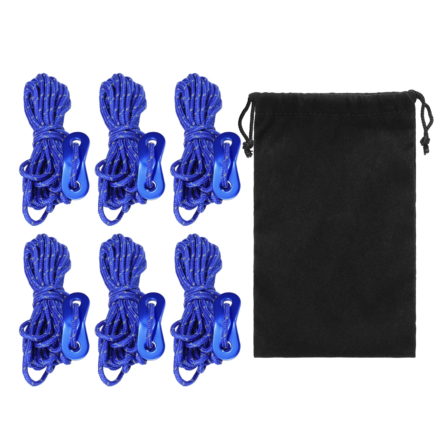 Blue 3 мм 13ft Светоотражающие Guyline палатки для кемпинга канатные бегуны шнур для парней уличный Паракорд спортивный кемпинг туристический тент аксессуары - Цвет: Blue