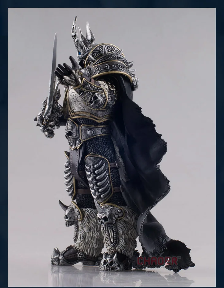 Feihong аниме World of Warcraft Эльзас Рыцарь смерти 7-дюймовый Lich King в штучной упаковке Гараж Комплект