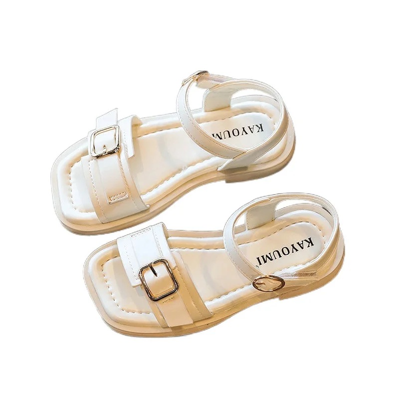 

Girls Sandals 2021 New Summer Children's Fashion Casual Non-slip Wear-resistant Rubber Sole Kids Shoes GSS30