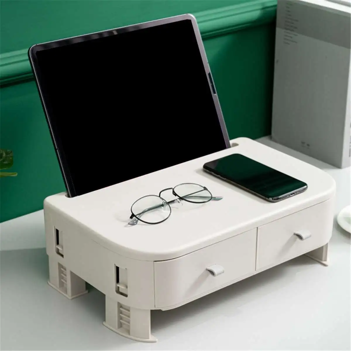 Органайзер для хранения дома офиса ноутбука ПК стеллаж регулируемая подставка