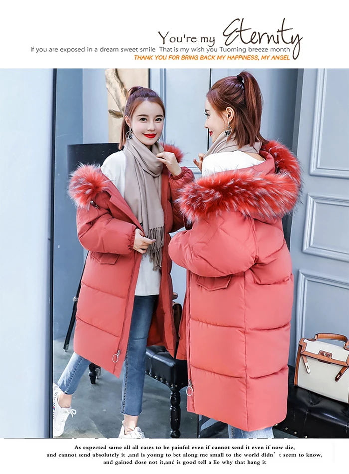 liva girl Casual Winter Jacket Women Coat Warm Parka Female Plus Big Size Long Jacket Quilted Coat With Fur Clothing