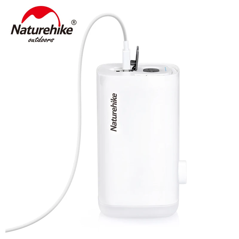 

Naturehike 3-in-1 Power Bank Inflator LED Light Lamp Multifunctional Mini Air Pump Lighting USB Charging Inflator Pump Blower