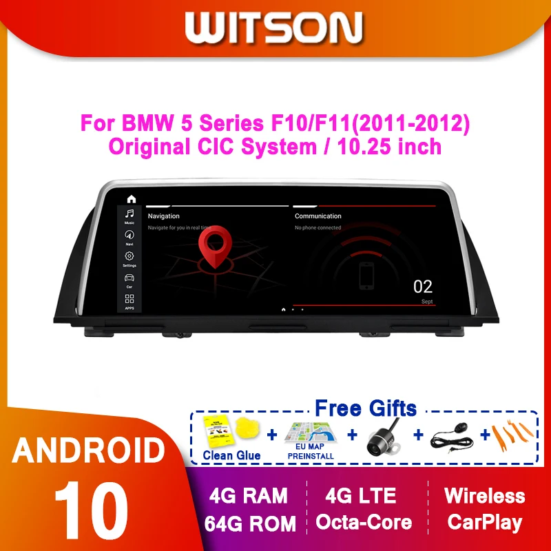 WITSON Android 10 0 8-ядерный сенсорный монитор Автомобильная аудиосистема мультимедиа