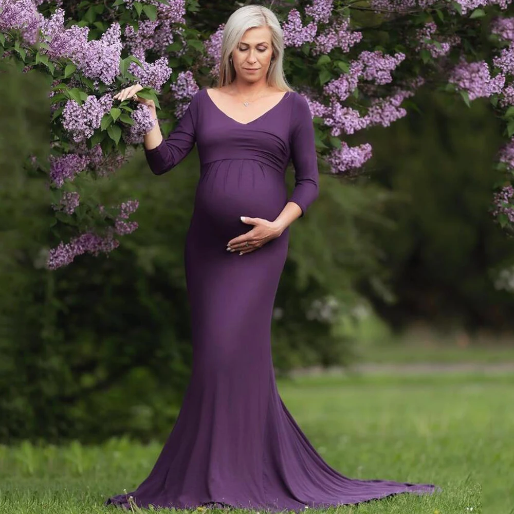 Женское платье для беременных Новинка 2020 года сексуальное длинное мамы женское